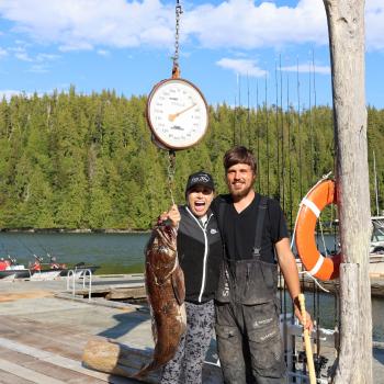 tidal charters dock salmon rivers inlet west coast british columbia